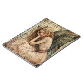 Cahier à spirale de l'ange mignon (Côté gauche)