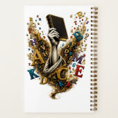 Cahier à spirale de lecture artistique et alphabet (Verso)