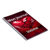 Cahier à spirale de Mon Journal Intime (Côté Droit)