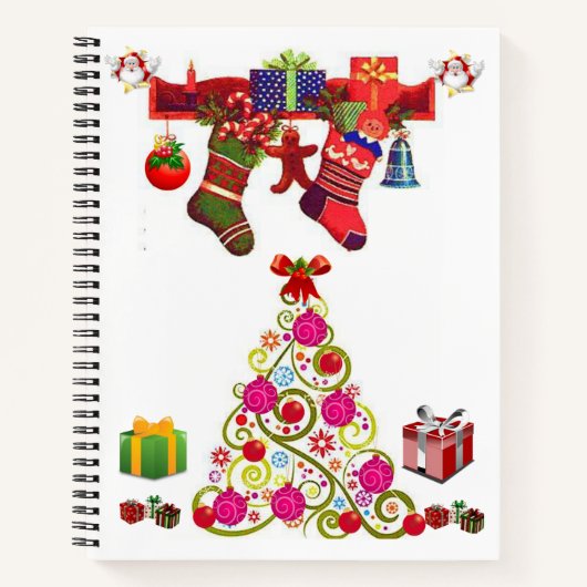 Cahier à spirale de Noël (Devant)