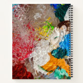 Cahier à spirale de palette de peintre (Dos)