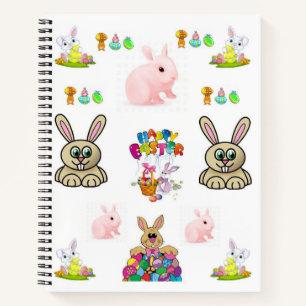 Cahier à spirale de Pâques