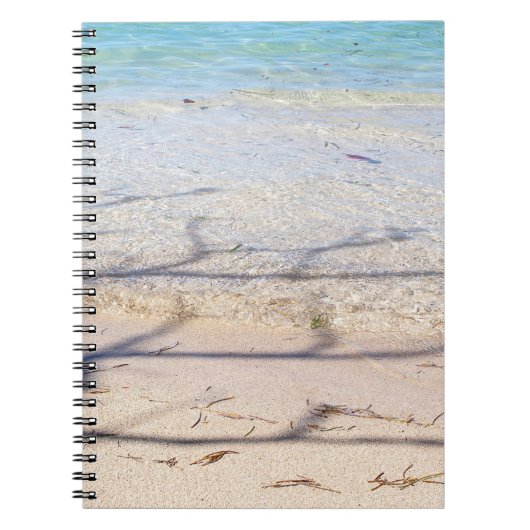 Cahier à spirale de photo de plage (Devant)