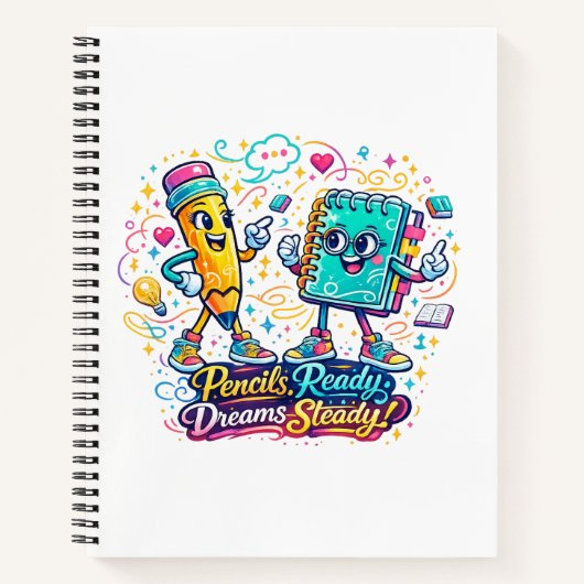 Cahier à spirale de rentrée scolaire (Devant)