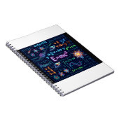Cahier à spirale de science physique de l'art IA E (Côté Droit)