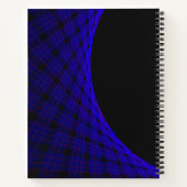 Cahier à spirale de tapis d'espace géométrique (Dos)
