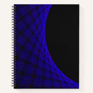 Cahier à spirale de tapis d'espace géométrique