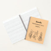 Cahier à spirale de théorie de danse bharatanatyam (Intérieur)