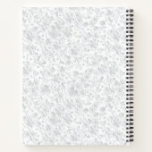 Cahier à spirale dentelle de fraise (Dos)