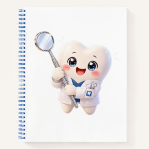 Cahier à spirale Dentiste à dent mignonne Cadeau
