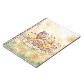 Cahier à spirale des amis abeilles mignons (Côté gauche)