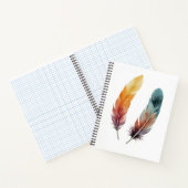 Cahier à spirale Deux Plumes (Intérieur)