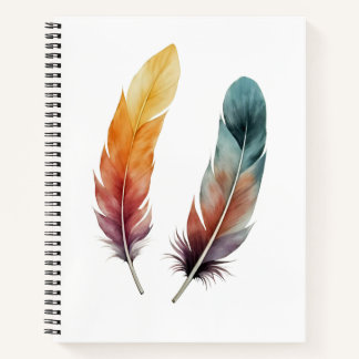 Cahier à spirale Deux Plumes