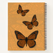 Cahier à spirale Doodled Monarch (Dos)