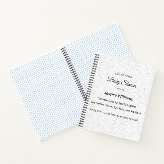 Cahier à spirale doré | Journal de laboratoire et  (Intérieur)