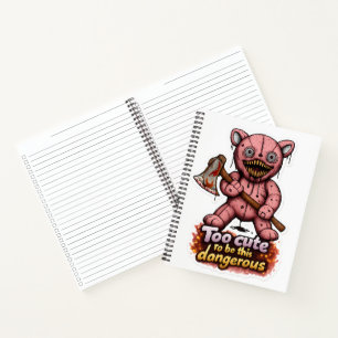 🧸🪓 Cahier à spirale du chaos 🔥📓