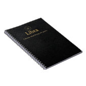 Cahier à spirale du zodiaque Balance - Aspect simi (Côté Droit)
