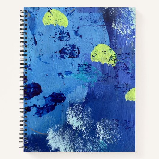 Cahier à spirale en design Luminesce (Devant)
