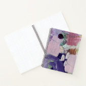 Cahier à spirale en design marshmallow rose (Intérieur)