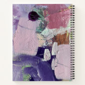 Cahier à spirale en design marshmallow rose (Dos)