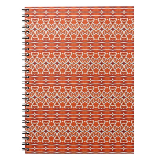 Cahier à spirale en pain d'épice (Devant)