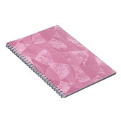 Cahier à spirale en verre teinté rose (Côté Droit)