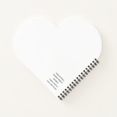 Cahier à spirale équestre sans lignes (Dos)