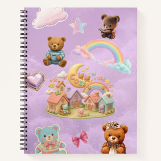 Cahier à spirale esthétique Kawaii