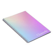 Cahier à spirale esthétique pastel rêveur (Côté Droit)