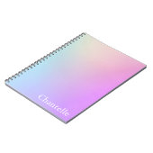 Cahier à spirale esthétique pastel rêveur (Côté gauche)