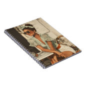 Cahier à spirale femme mode chic vintage (Côté Droit)