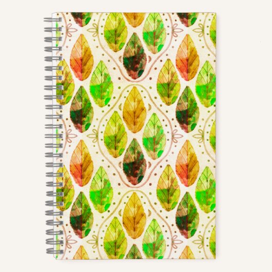 Cahier à spirale Feuille d'Automne (Recto)