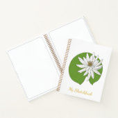 CAHIER À SPIRALE FLEUR DE NÉNUPHAR (Intérieur)