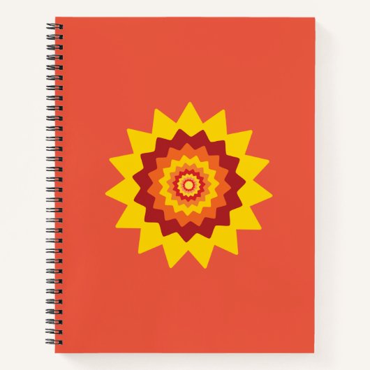 Cahier à spirale Fleur étrange (Devant)