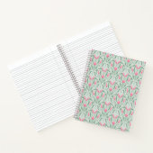 Cahier à spirale Fleur rose fluide (Intérieur)