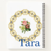 Cahier à spirale Floral (Dos)