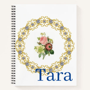 Cahier à spirale Floral