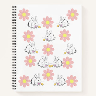 Cahier à spirale Floral