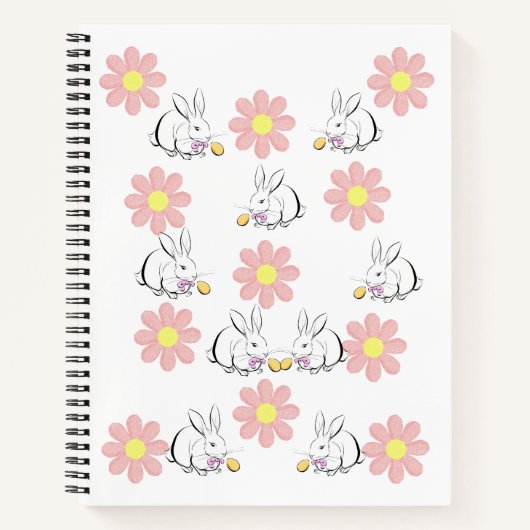 Cahier à spirale Floral (Devant)