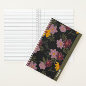 Cahier à spirale floral automnal | joli journal (À l'intérieur)