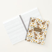 Cahier à spirale floral Capybara Mignon (Intérieur)