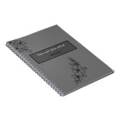 Cahier à spirale floral esthétique (Côté Droit)