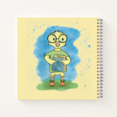 Cahier à spirale Geeky Duckling jaune  (Dos)