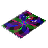 Cahier à spirale géométrique hybride 3D 2D (Côté gauche)