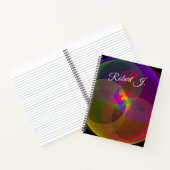 Cahier à spirale géométrique mélange de couleurs d (Intérieur)
