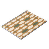Cahier à spirale géométrique rétro (Côté gauche)