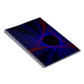 Cahier à spirale géométrique triangle accentué (Côté Droit)