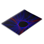 Cahier à spirale géométrique triangle accentué (Côté gauche)