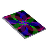 Cahier à spirale hybride géométrique 3D 2D (Côté Droit)