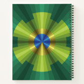 Cahier à spirale Illusion du paon (Dos)